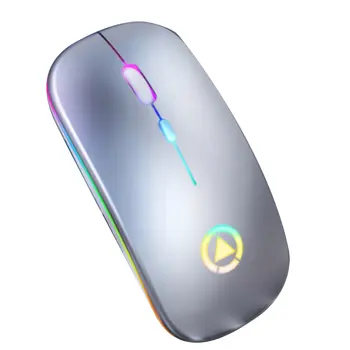 

7 Colors Backlit Mosue Silent Mute Rechargeable Wireless Mouse Computer Accessories for Home Office Games