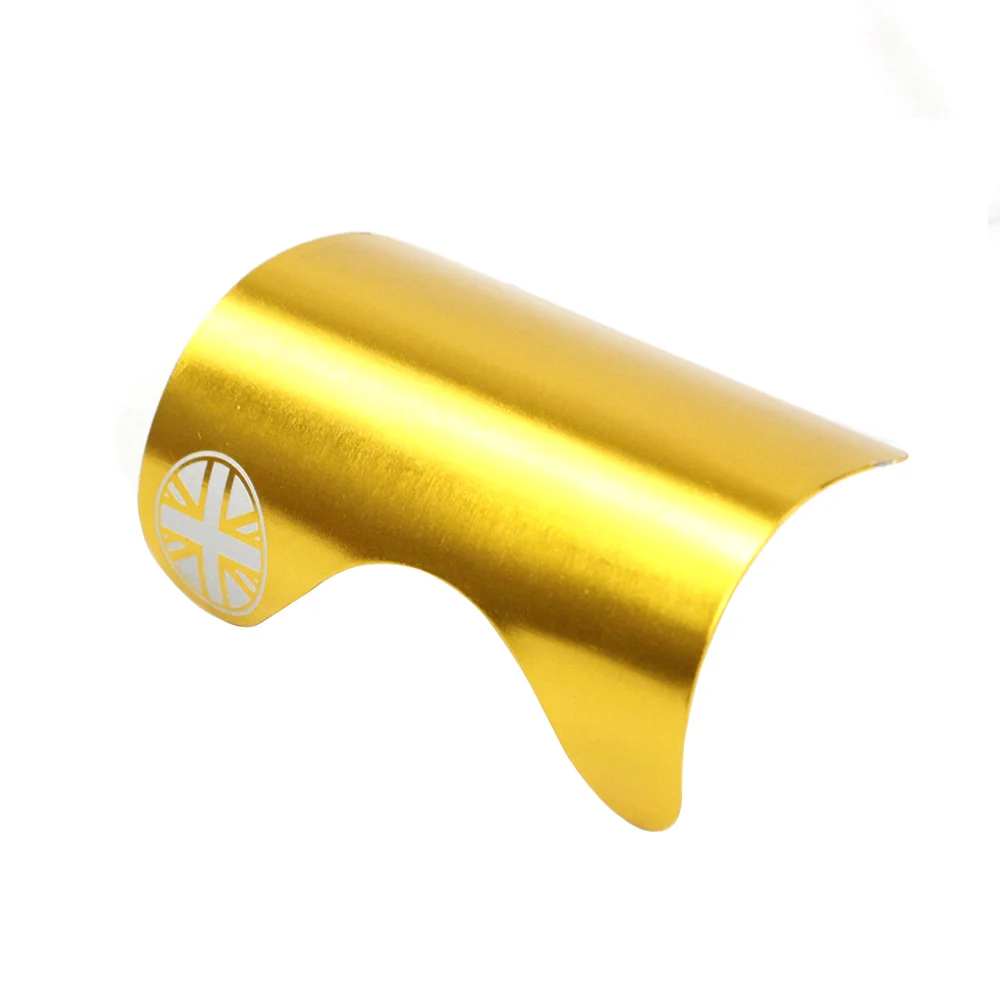 Металлический нижний кронштейн для велосипеда, защитная рамка для brompton 3 sixty, металлическая наклейка для велосипеда, Аксессуары для велосипеда - Цвет: gold