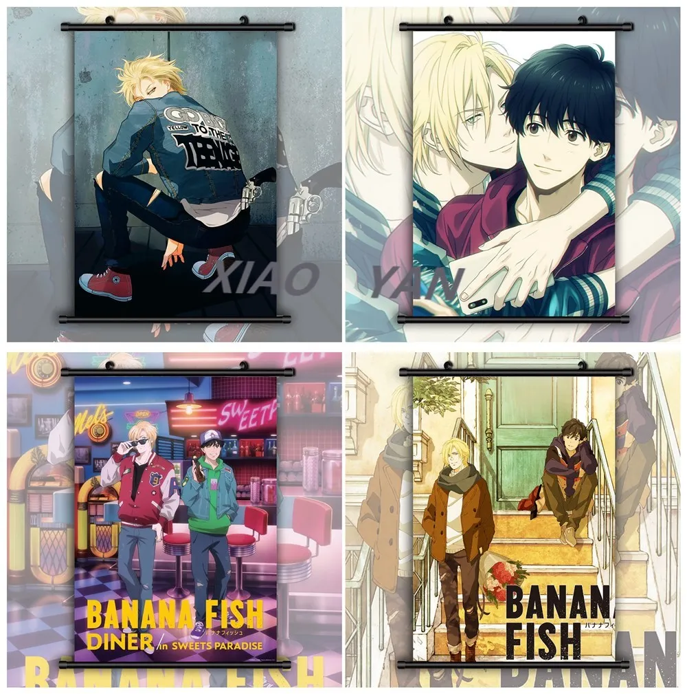 Banana Fish - Ash Lynx & Eiji Okumura B Wall Scroll – Great