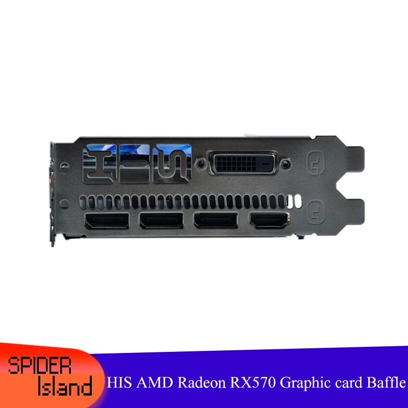 10 шт кронштейн для графической карты AMD Radeon RX 570 RX570 RX580 RX470 RX480 12 см 3 * DP + 1 H-D-M-I