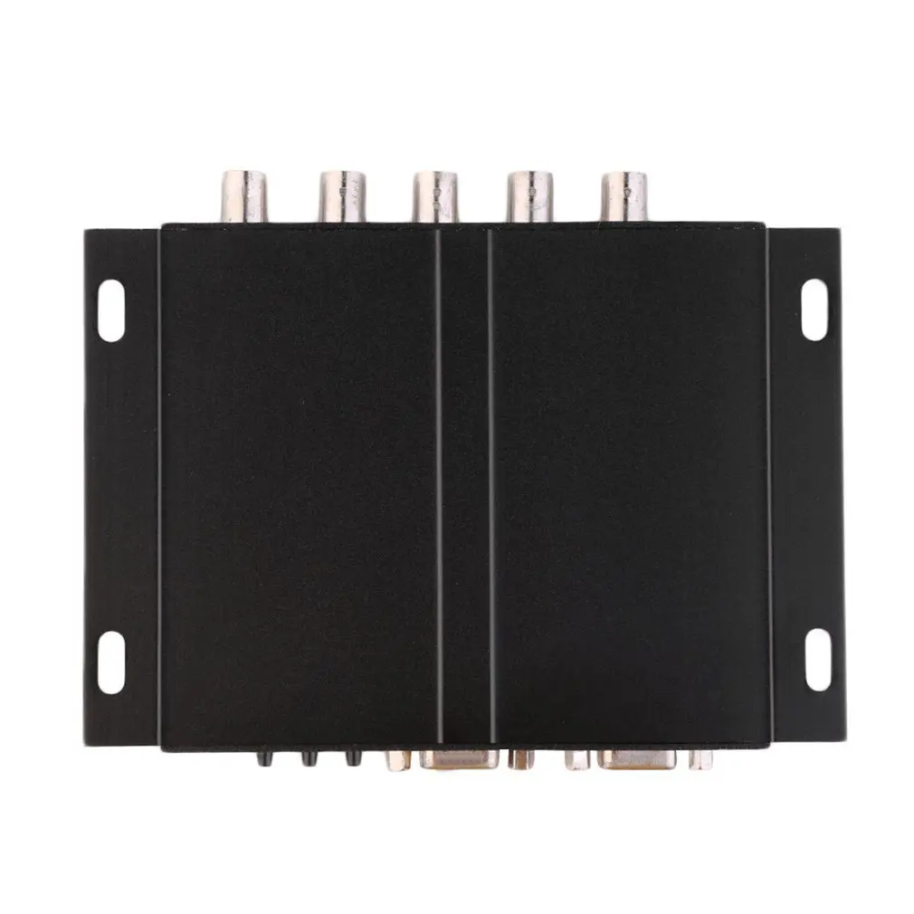 XVGA Box RGB RGBS RGBHV MDA CGA EGA to VGA Industrial Monitor Video Converter with EU Plug Power Adapter Black NEW Digital