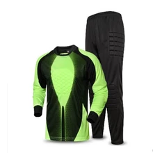 Профессиональная Униформа вратаря по футболу, Мужская одежда для вратаря по футболу, Защитная мягкая рубашка для вратаря, брюки или шорты Профессиональная Униформа вратаря по футболу, Мужская одежда для вратаря по футболу, Защитная мягкая рубашка для вратаря, брюки или шорты