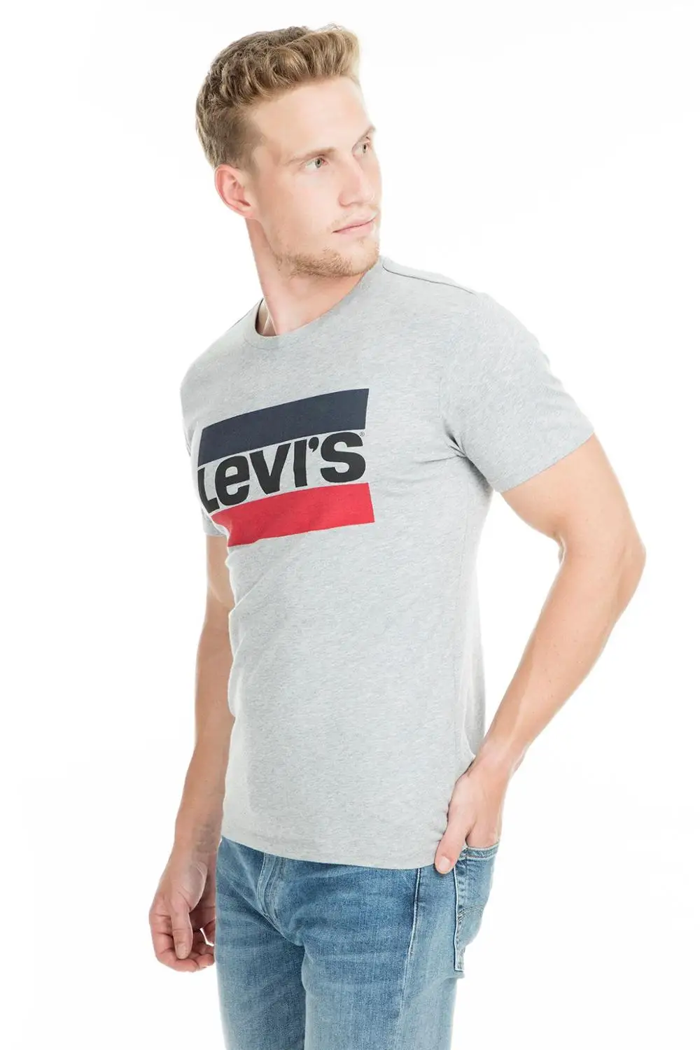 Levi's велосипедный Воротник T shiro 39636