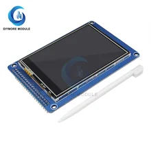 3.2 Cal wyświetlacz TFT LCD moduł ekranu dotykowego 240*320 ILI9341 kontroler z SD gniazdo kart wsparcie 16 Bit RGB565 dla Arduino