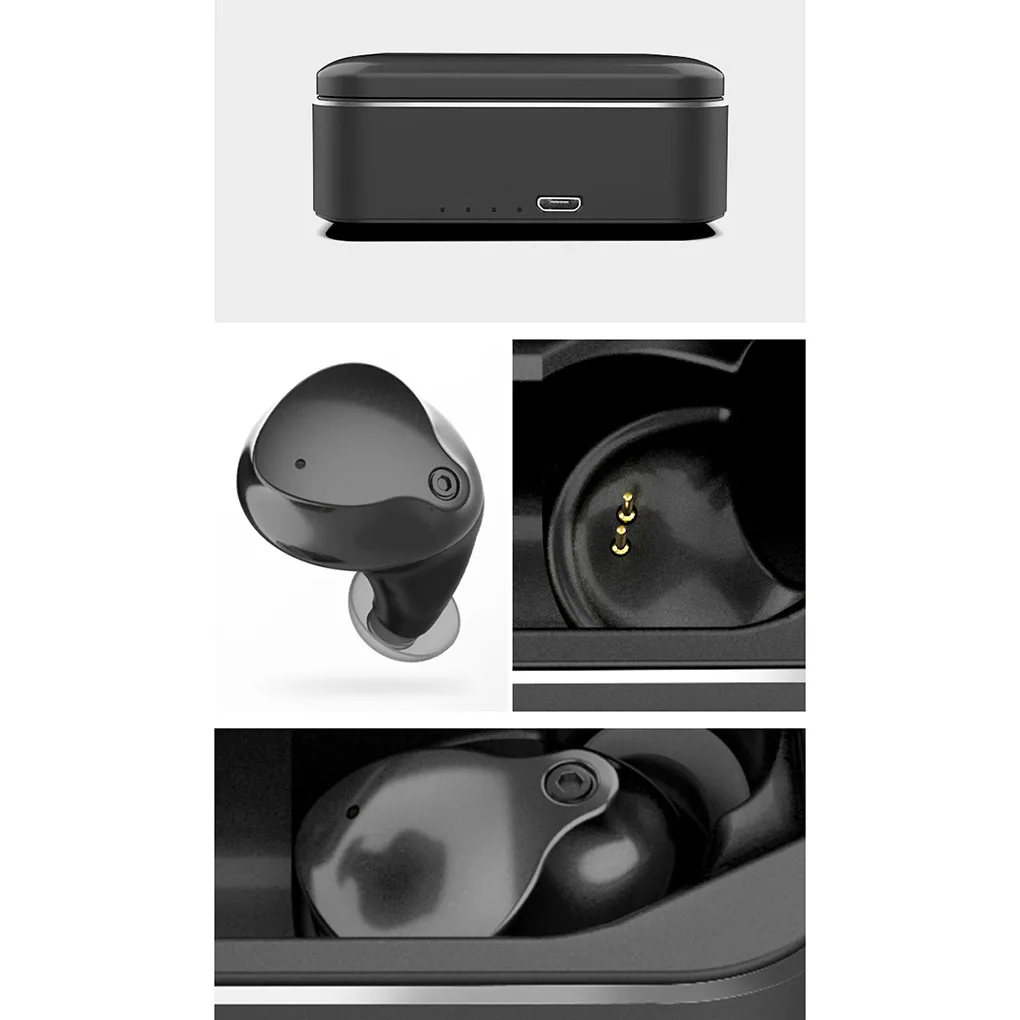 TWS V10 Мини Bluetooth наушники с микрофоном Беспроводные спортивные наушники с шумоподавлением гарнитура и зарядная коробка