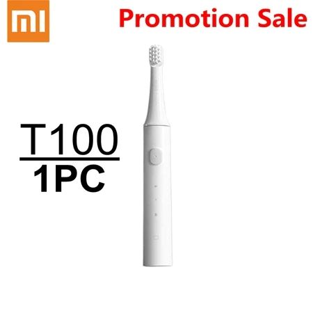 Xiao mi jia T100 mi умная электрическая зубная щетка 2 скорости Xiao mi Sonic зубная щетка отбеливание Уход за полостью рта щетка для головы зоны Re mi nder - Цвет: Promotion Sale