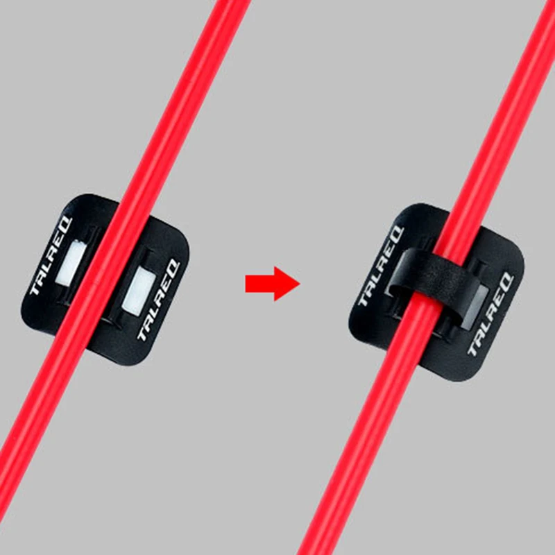 8 Sets Mountain Bike Bicycle Brake Cable Guide Seat Frame Tubing Fixing Clamp
