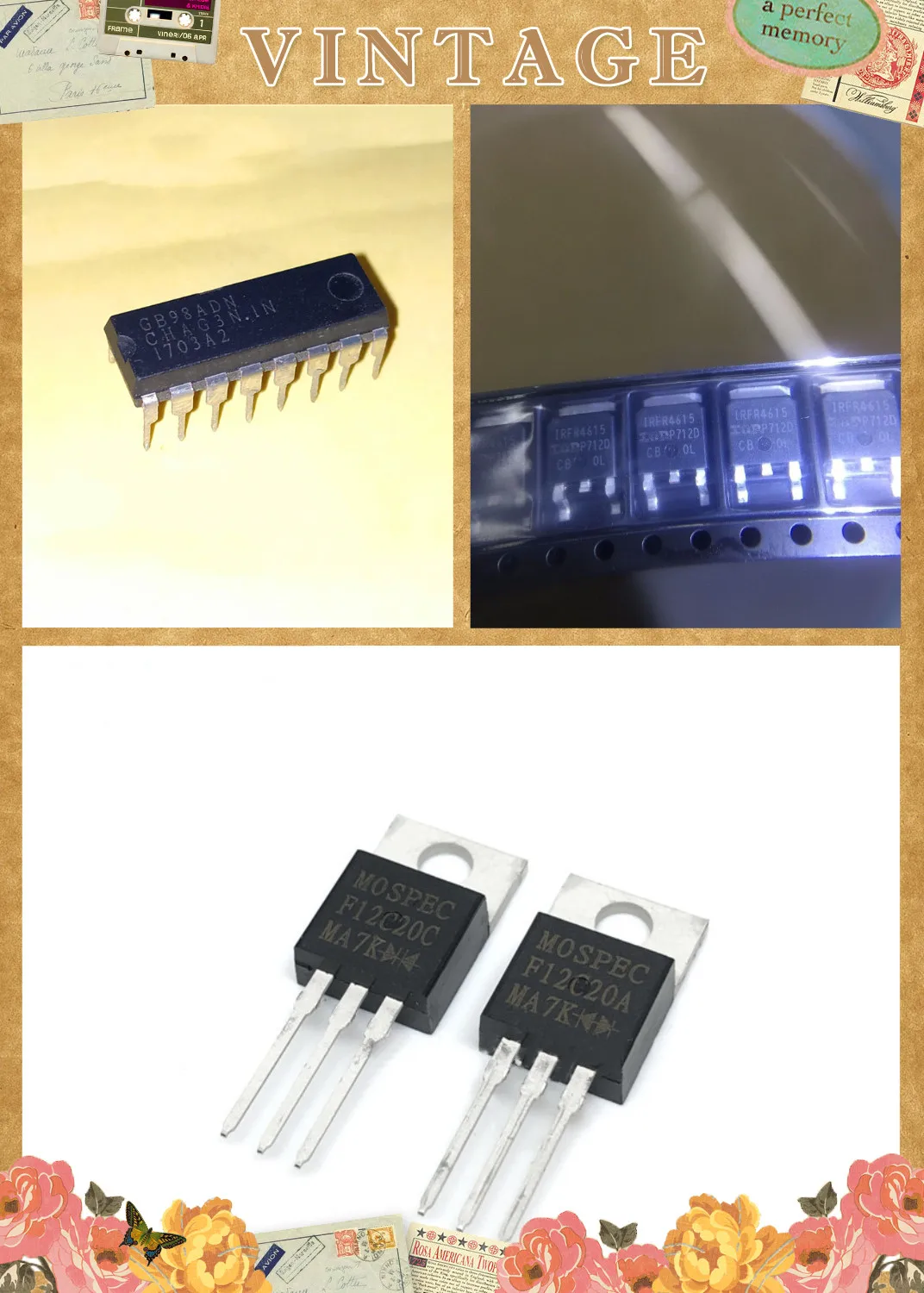 Оригинальный запас RFR4615 IRFR4615 TO-252 F12C20C в паре с F12C20A GB98ADN DIP16 жидкокристаллическая