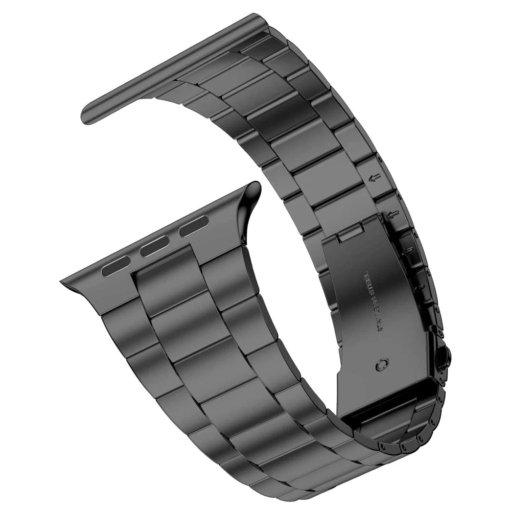 Обновленный адаптер металлический ремешок для Apple Watch Band 42 мм 44 38 40 Премиум