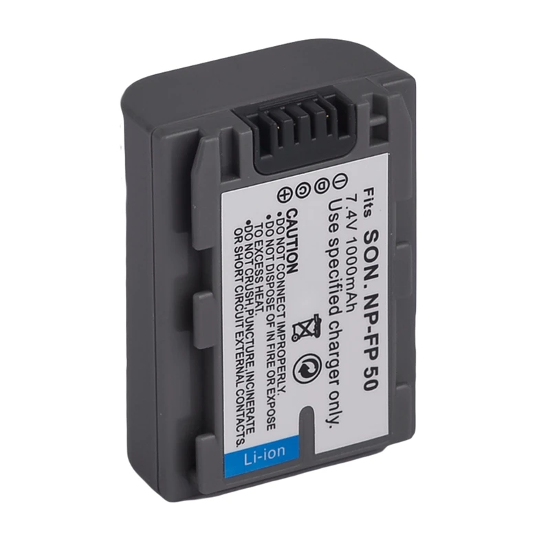 ABKT-2X NP-FP50 NPFP50 батарея для sony Handycam DCR-DVD205E видеокамеры