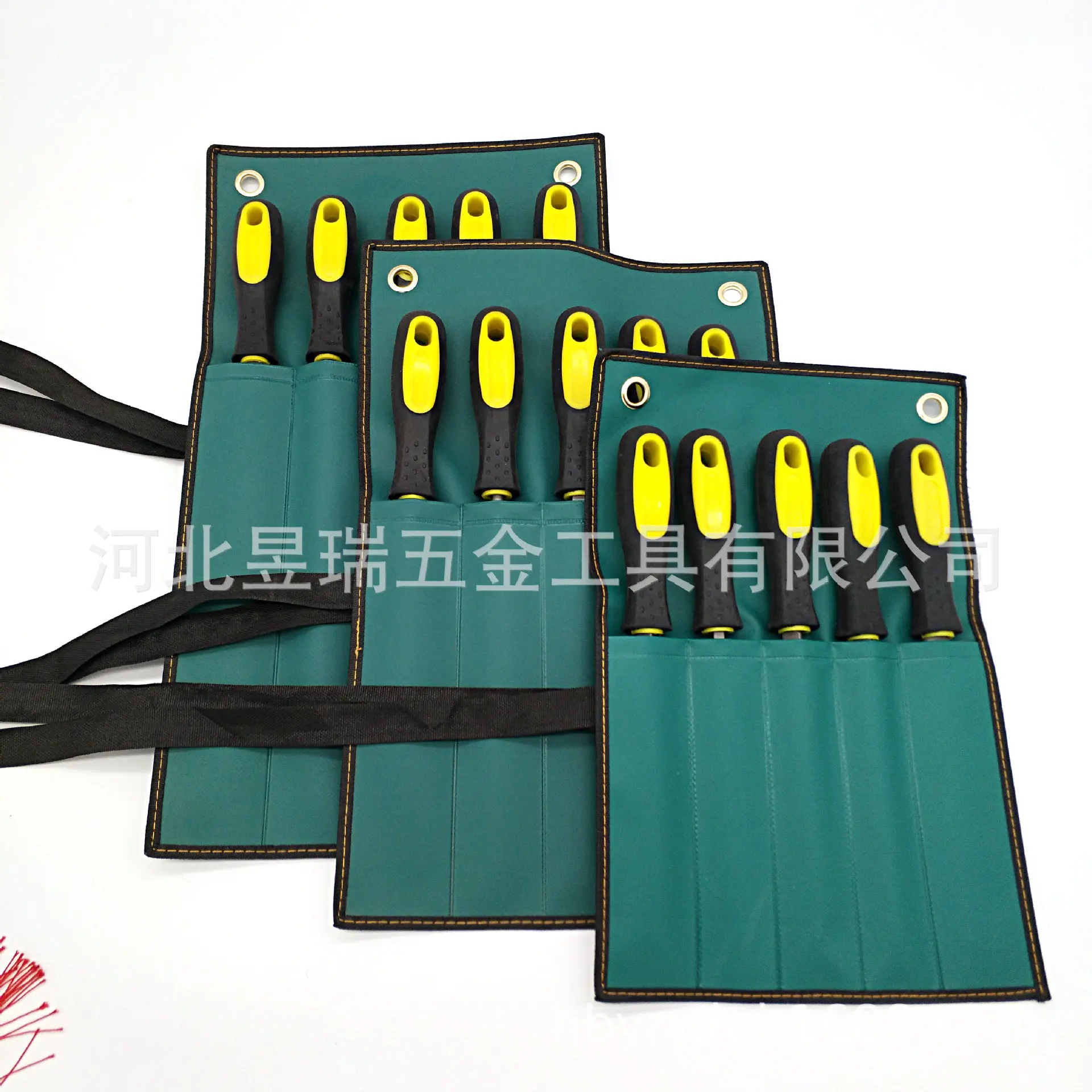 

6-Inch 8-Inch 10-Inch 12-Inch Steel File Medium Tooth 5 Pieces/Double Color Handle Set PVC Layer Bag T12 Carbon Steel