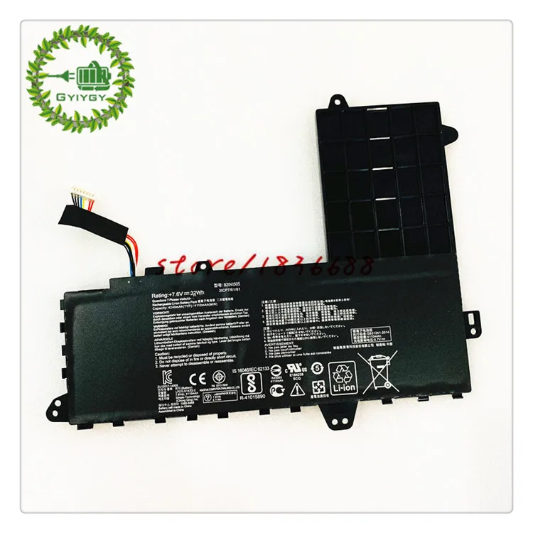 GYIYGY B21N1505 Аккумулятор для ноутбука ASUS E402 E402M E402MA E402S E402SA E502S E502SA E402N(7,6 V 32Wh