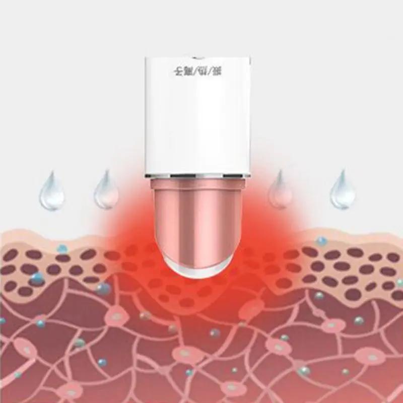 USB Перезаряжаемый массажер для лица Introducer теплый RF инструмент для красоты нагревательная ручка для массажа глаз