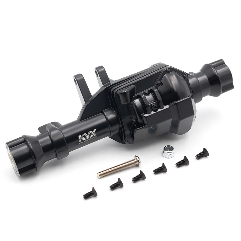 US $33.29 Kyx Racing Metal Front Amp Rear Axle Housing Axle Shell WBlack Cover For 110 Rc Crawler Car Traxxas Trx4 Trx4