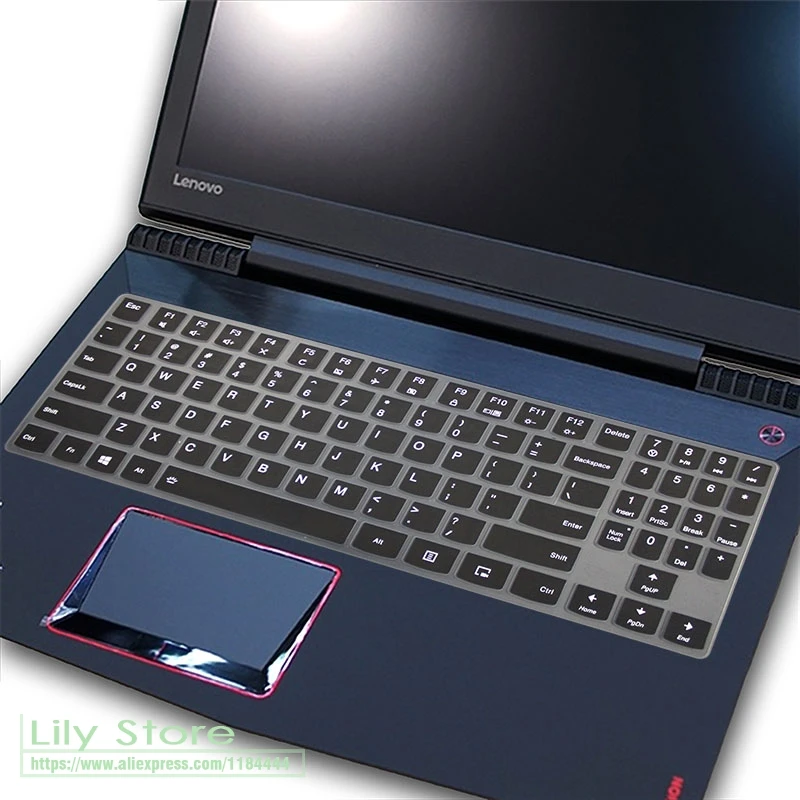 black Силиконовая Защитная крышка клавиатуры для lenovo Legion Y7000 Y7000p Y720 Y520 Y530 игровой ноутбук 15,6 дюймов - Цвет: black
