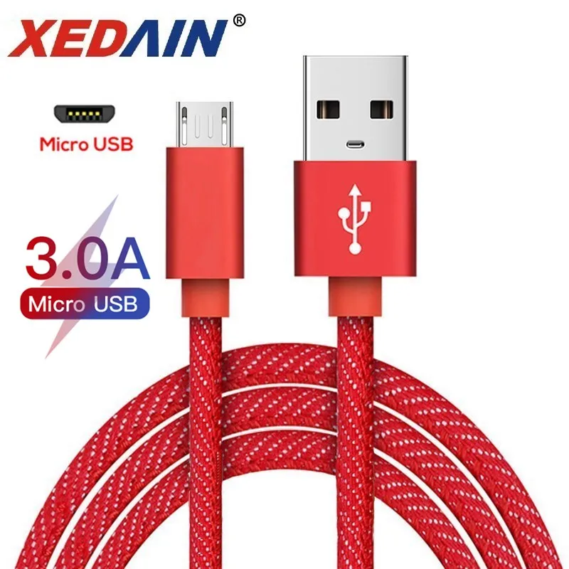 3A кабель USB Type C с функцией быстрой зарядки Micro для подключения кабеля к кабелю Xiaomi