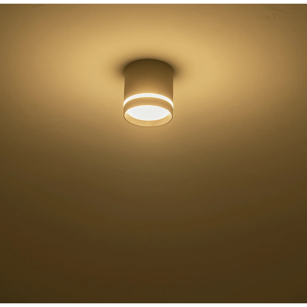 Colorful LED Downlight AC110V 220V Surface Mounted Downlight COB Spotlight 7W 12W 15W Ceiling Decorative Lighting Fixtures