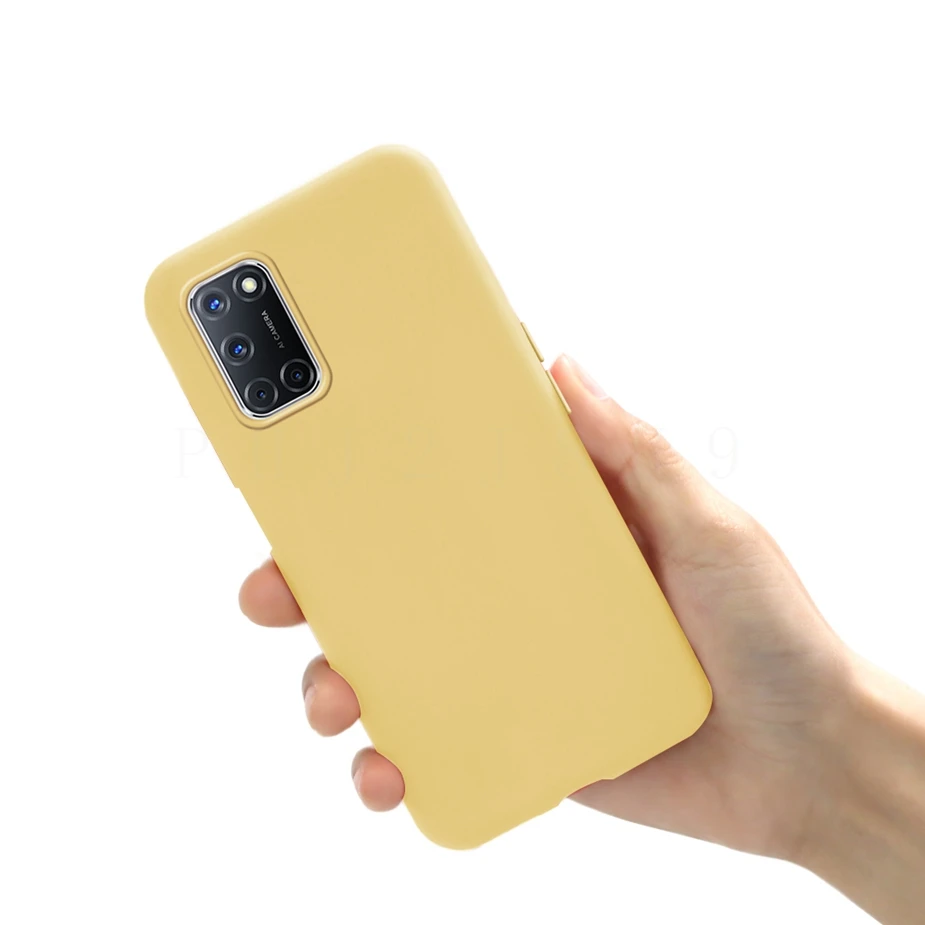 Cover Per Oppo A52 / A72 / A92 – Custodia TPU Morbida E Sottile, Antigraffio E Resistente Agli Urti – Colore Rosso