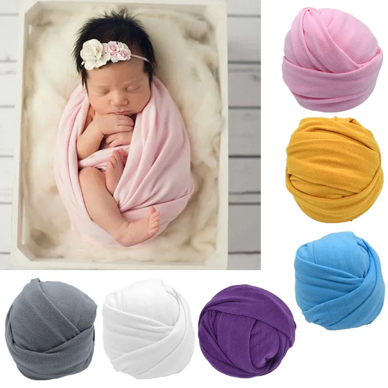 

Soft Baby Blanket Stretchable Swaddle Wraps Newborn Photography Props Blanket Baby Photo Background Backdrop Cloth
