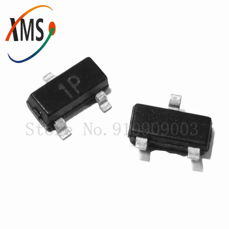 100 шт. транзистор 2N2222 1P SOT23 2N2222A SOT-23 SMD новый и оригинальный IC | Электронные
