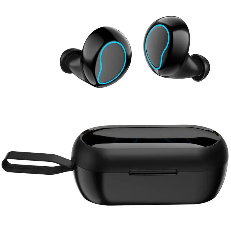TWS T2 Bluetooth 5,0 наушники IPX5 мини Беспроводной Touch Управление наушники беспроводные стерео Bluetooth гарнитура с заряда чехол