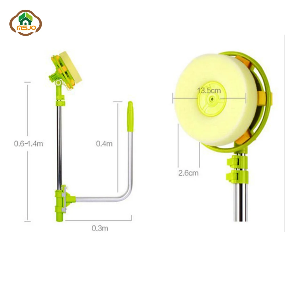 Швабра MSJO с длинной ручкой губка телескопическая щетка для мытья окон