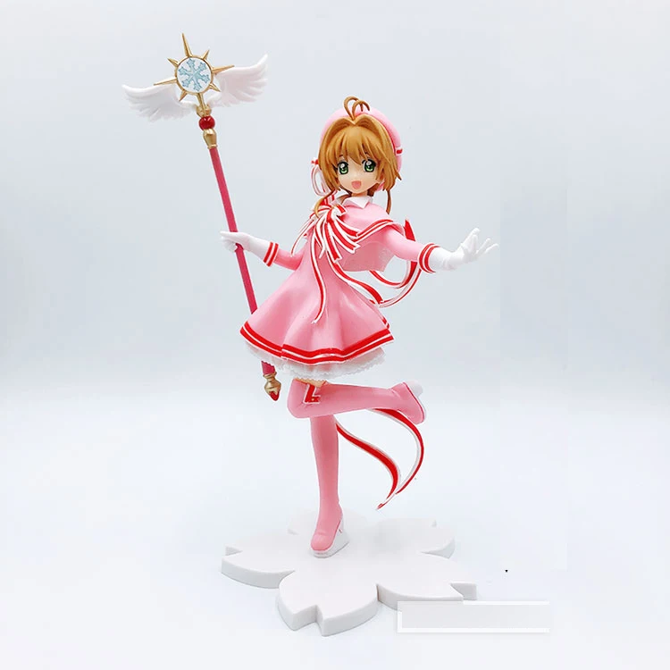 Японская оригинальная Аниме Фигурка KINOMOTO SAKURA Card Captor Sakura фигурка Коллекционная модель игрушки brinquedos Рождественский подарок