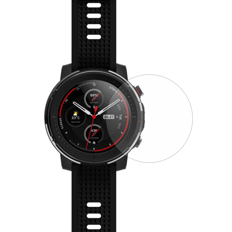 Защитная пленка для экрана из закаленного стекла для Xiaomi Huami AMAZFIT Stratos 3 Smartwatch gps Sport Smart Watch