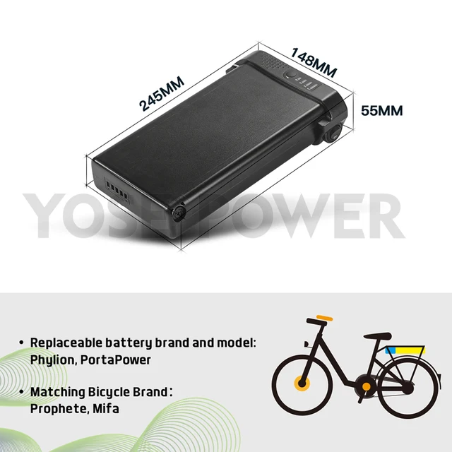 Batterie Velo Electrique 24V, Batterie d'E-vélo de puissance de