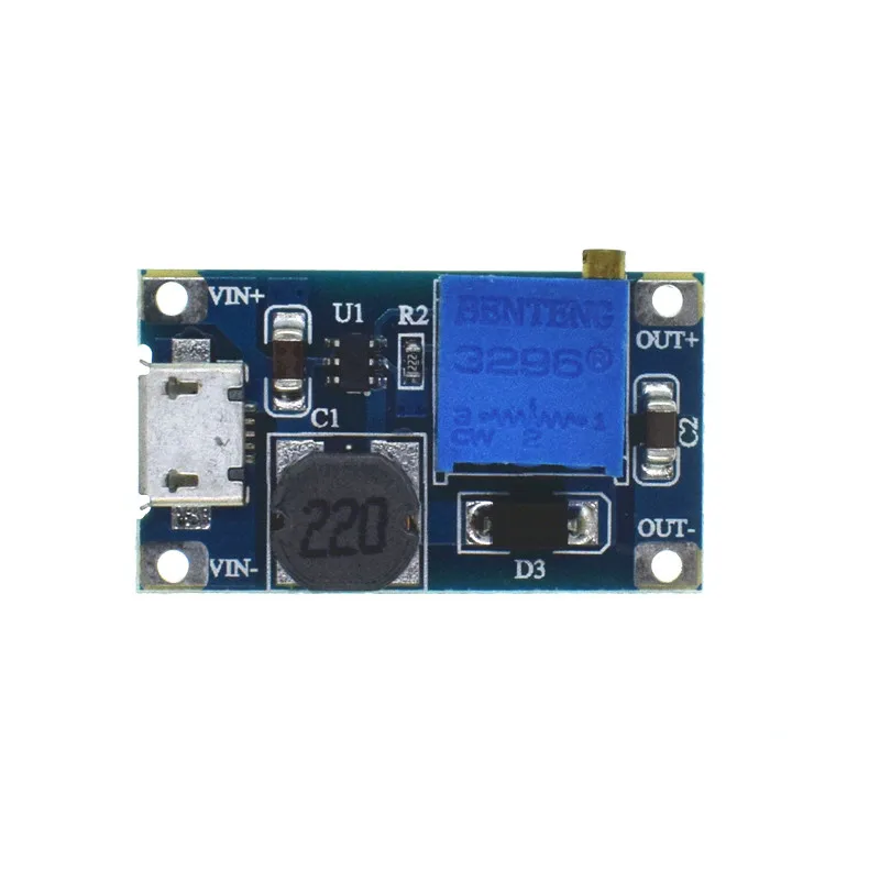 

5PCS DC DC Step UP Converter Power Boost Converter With Micro USB Input 2A Voltage Converter