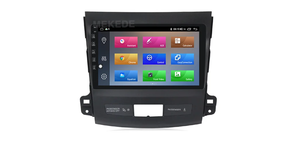 MEKEDE ips DSP Автомобильный gps мультимедийный плеер радио для Mitsubishi Outlander 2006- peugeot 4007/Citroen C-Crosser 2.5D