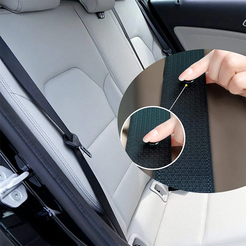 10Pcs Car Seat Belt Stopper Buttons Non-slip Universal Limit Safety Buckles Retainer Car Parts Fastener Auto Accessories