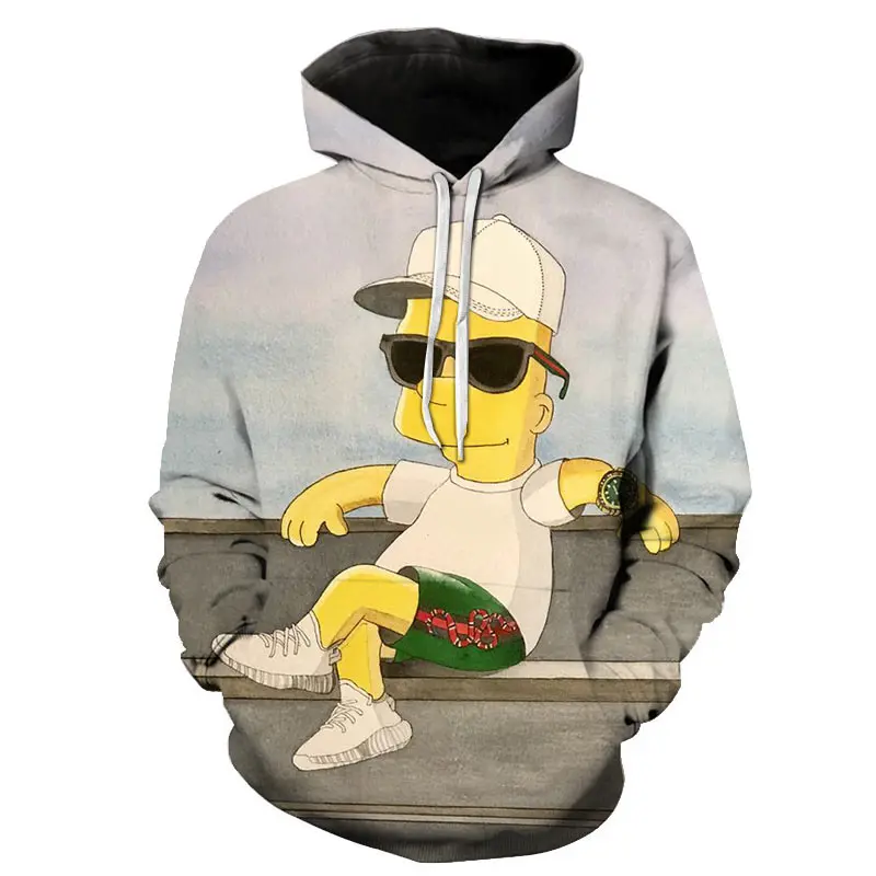 

O-neck Fashion Sweatshirt 2019 spring summer for men's fashion hooded men's sweatshir Fashion Streetwear Elegant Sweatshir