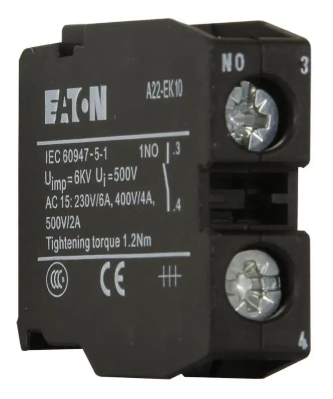 

A22-EK10 254454 A22 кнопочный Контактный блок