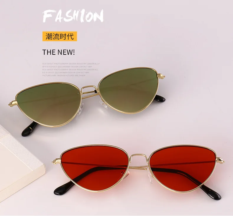 purple sunglasses 2021 New Popular  Cat Eye  Sexy Retro Lady Red Black  Female Lady Sunglasses Retro Glasses Exquisite Frame Gafas De Sol fashion sunglasses