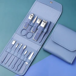 12-piece set Nail Clippers Stainless Steel Wide Jaw Opening Manicure Fingernail Cutter Thick Hard Ingrown Toenail Scissors tools