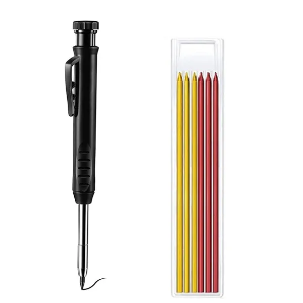 Carpentry marker Black Carpenter Pencils Construction Pen Refills Leads Mechanical Pen Architect Pencils Pica Dry For Drawing Mark