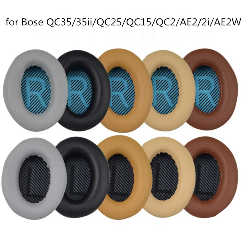 Coussinets d'oreille de remplacement, pour casque Bose QuietComfort QC35/35ii/QC25/QC15/QC2/AE2/2i/AE2W, confort suprême Extra Durable