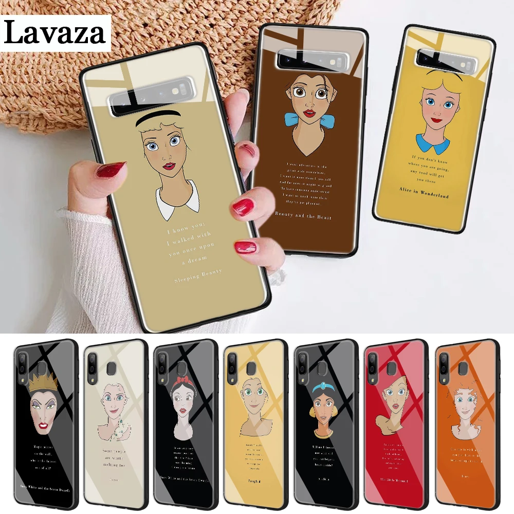 287d Princess sentences Newly Glass Case for Samsung S7 Edge S8 S9 S10 Plus Note 8 9 10 A10 A20 A30 A40 A50 A60 A70 |