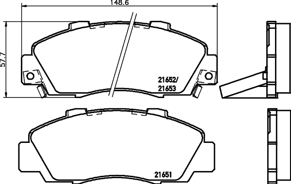 746 002b-sx disc pads front with антискрипередние Pl \ Honda Civic 2 0i/1 7cdti 02/S2000 0i 99 stellox - Цена: 1 976,52 руб.