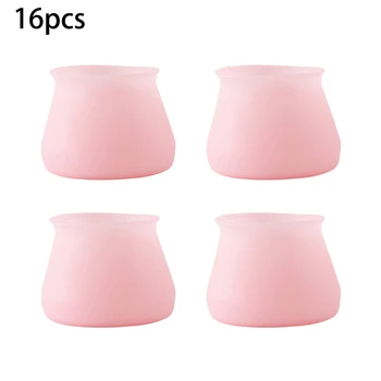 

Pad Table Foot Cover Protector 16PCS Silicone Chair Leg Feet Furniture