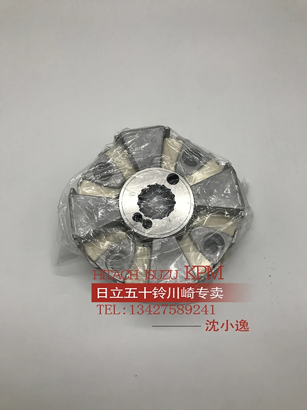 digger excavator accessories hydraulic pump coupling assembly connection plate for HitachiZX330/360/350 EFI or direct injection