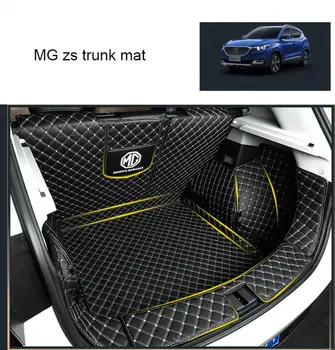 

Leather Car Trunk Mat Cargo Liner for MG ZS 2018 2019 2020 boot Carpet Interior Accessories covers