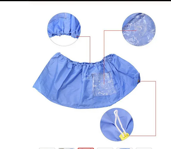 Новейшая Крышка для очистки кондиционера, синяя Водонепроницаемая Крышка для очистки кондиционера, Защитная сумка для мытья пыли