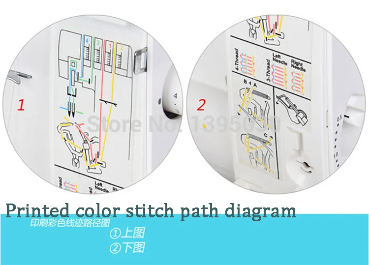 1PC Sewing Machine 855 Line Hemming Zigzag Stretch Sewing Machine 857 Overlock M