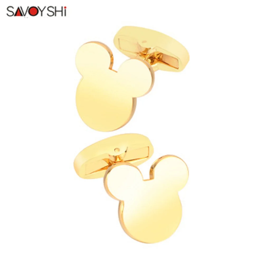 Cufflinks SAVOYSHI новые модные золотые запонки мужские рубашки высокого качества запонки медные запонки манжеты Пуговицы Свадебные подарки ювелирные изделия - Окраска металла: Cufflinks