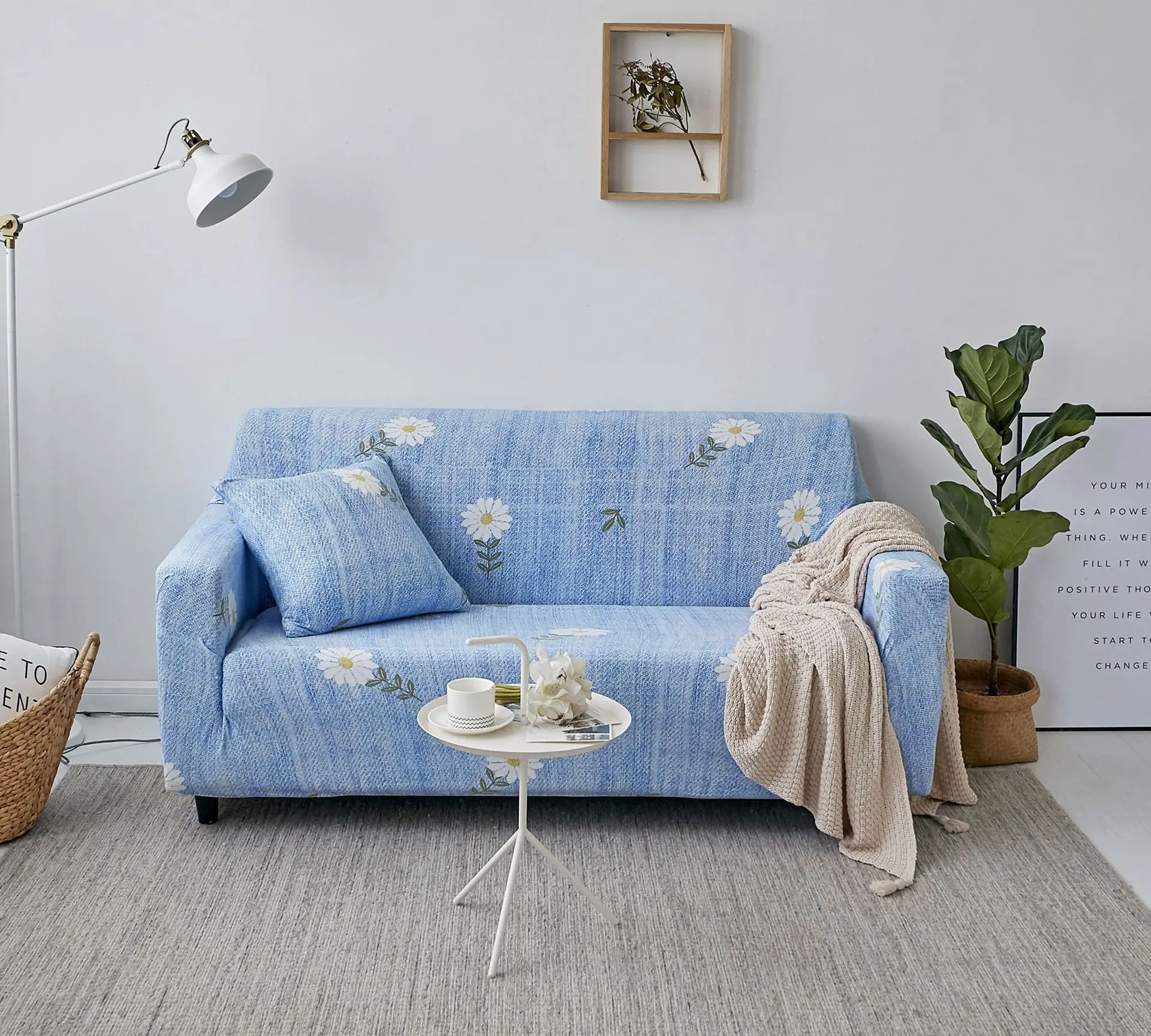 

Universal Elasticity Sofa Cover Full Cover All Edges Included Anti-slip Sofa Cover Fabric Leather Sofa Combination Dustproof Sof
