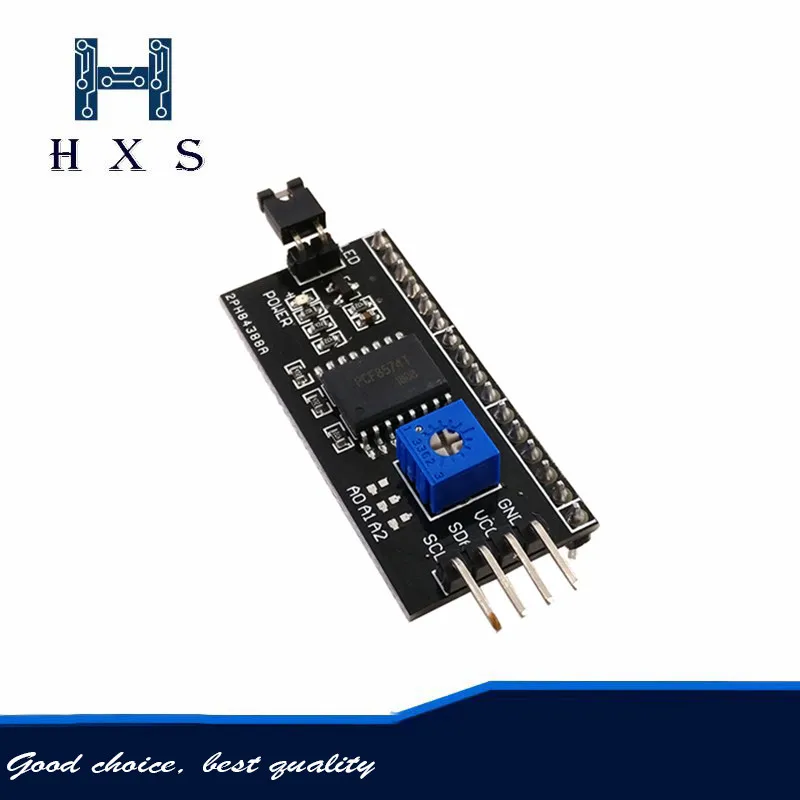 1 шт. 1602 для arduino 1602 lcd UNO r3 mega2560 lcd 1602 Модуль ЖКД синий зеленый экран IIC/iec - Цвет: LCD1602 Interface