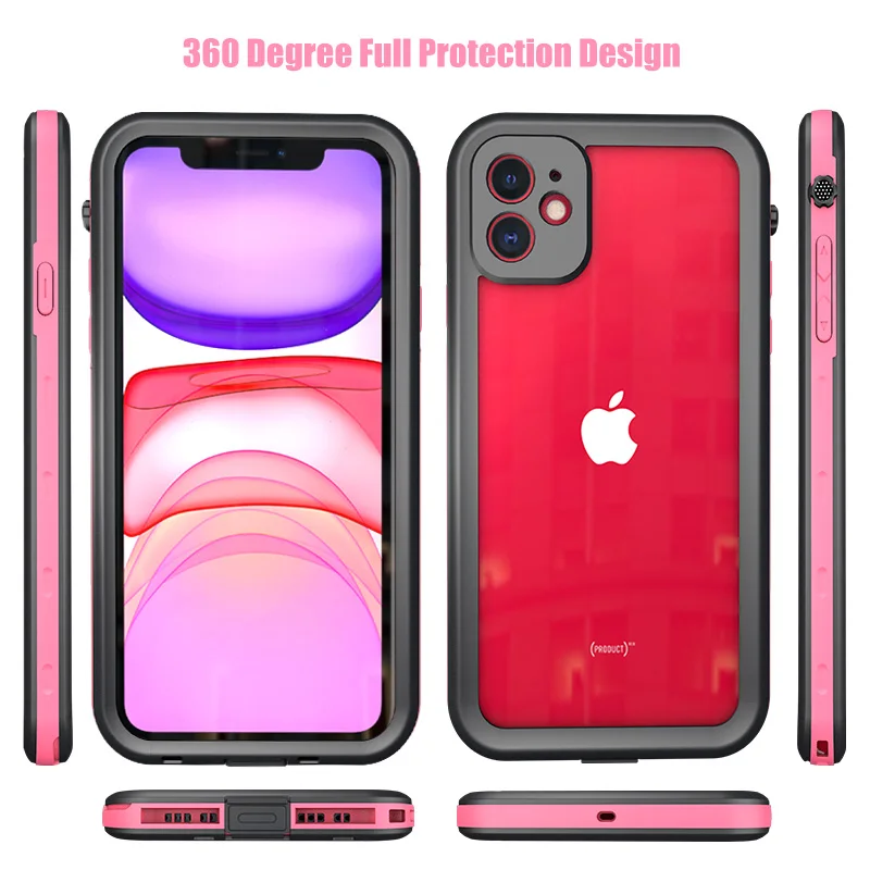 Водонепроницаемый чехол SHELBOX для телефона iPhone 11 Pro Max 360 защитный плавания SE 7 8 Plus XR