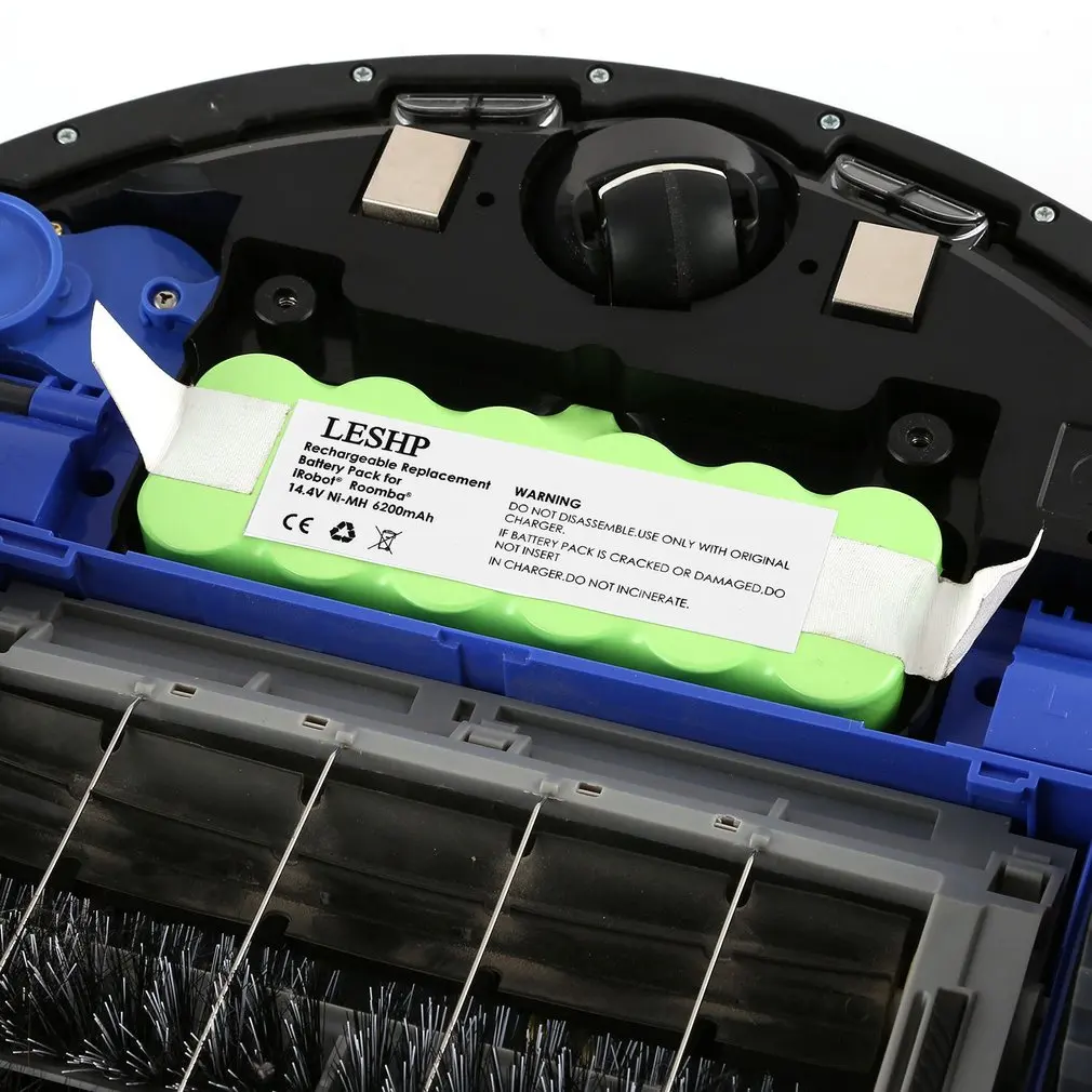 Tanie 14.4V 6200 5200mAh akumulator o dużej pojemności akumulator NI MH do iRobot Roomba odkurzacz 500 600 700 800 serii ochrony bezpieczeństwa